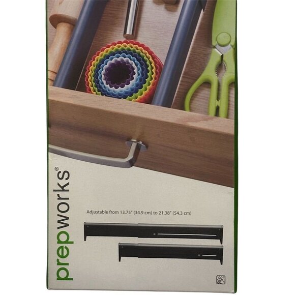 Prepworks Adjustable Drawer Dividers Set of 2 Storage Organizers - Picture 5 of 5